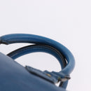 LOUIS VUITTON Epi Speedy 40 Hand Bag Toledo Blue M42985 LV Auth 192027-10