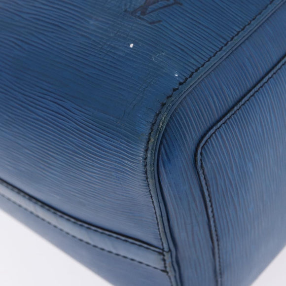 LOUIS VUITTON Epi Speedy 40 Hand Bag Toledo Blue M42985 LV Auth 192027