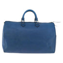 LOUIS VUITTON Epi Speedy 40 Hand Bag Toledo Blue M42985 LV Auth 192027-2