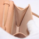 CELINE C Macadam Canvas Shoulder Wallet Suede Pink Gold Auth 192028A-19