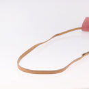 CELINE C Macadam Canvas Shoulder Wallet Suede Pink Gold Auth 192028A-7