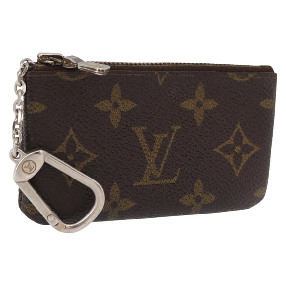 LOUIS VUITTON Monogram Pochette Cles Coin Purse M62650 LV Auth 192032