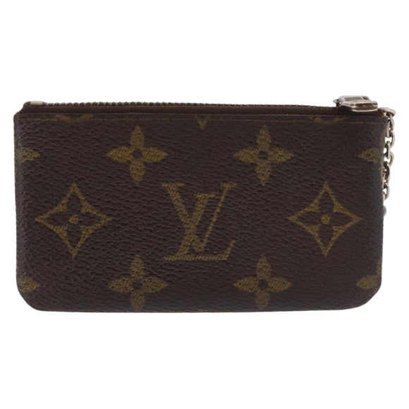 LOUIS VUITTON Monogram Pochette Cles Coin Purse M62650 LV Auth 192032