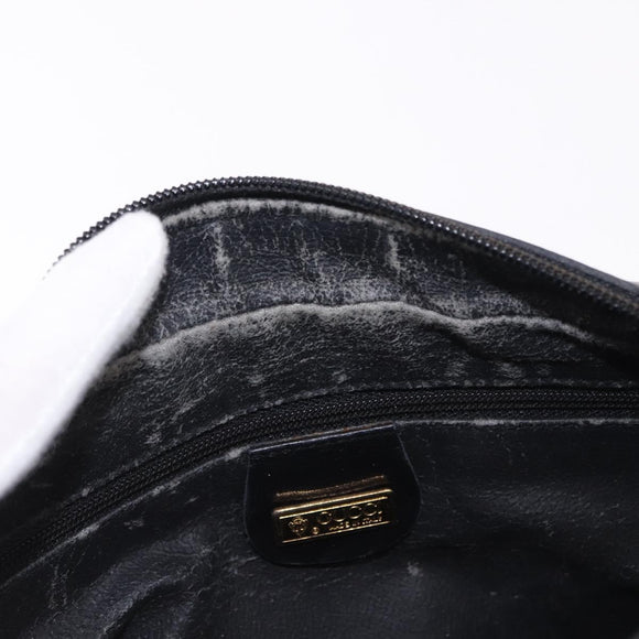 GUCCI Micro GG Supreme Web Sherry Line Bag PVC Black 001 098 4073 Auth 192034