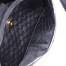 GUCCI Micro GG Supreme Web Sherry Line Bag PVC Black 001 098 4073 Auth 192034-23