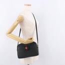 GUCCI Micro GG Supreme Web Sherry Line Bag PVC Black 001 098 4073 Auth 192034-25