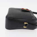 GUCCI Micro GG Supreme Web Sherry Line Bag PVC Black 001 098 4073 Auth 192034-4