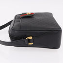 GUCCI Micro GG Supreme Web Sherry Line Bag PVC Black 001 098 4073 Auth 192034-5