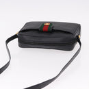 GUCCI Micro GG Supreme Web Sherry Line Bag PVC Black 001 098 4073 Auth 192034-6