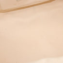 PRADA Canapa M Hand Bag Canvas Ivory Gold Auth 192036A-11