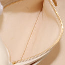 PRADA Canapa M Hand Bag Canvas Ivory Gold Auth 192036A-21