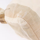 CHANEL Hand Bag Canvas Beige Gold CC Auth 192039V-12