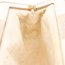 CHANEL Hand Bag Canvas Beige Gold CC Auth 192039V-16