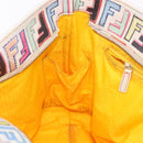 FENDI Zucca Canvas Tote Bag PVC Multicolor Gold Auth 192040A-18