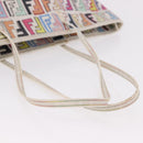 FENDI Zucca Canvas Tote Bag PVC Multicolor Gold Auth 192040A-7