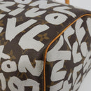 LOUIS VUITTON Monogram Graffiti Speedy 30 Bag White M92195 LV Auth 192043SAV-16