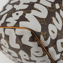 LOUIS VUITTON Monogram Graffiti Speedy 30 Bag White M92195 LV Auth 192043SAV-17