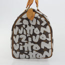 LOUIS VUITTON Monogram Graffiti Speedy 30 Bag White M92195 LV Auth 192043SAV-4