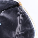 Miu Miu Matelasse Body Bag Canvas Light Blue Gold Auth 192044V-21