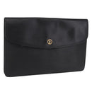 LOUIS VUITTON Epi Montaigne 27 Clutch Bag Black M52652 LV Auth 192045-1