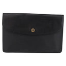 LOUIS VUITTON Epi Montaigne 27 Clutch Bag Black M52652 LV Auth 192045-13