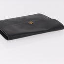 LOUIS VUITTON Epi Montaigne 27 Clutch Bag Black M52652 LV Auth 192045-5