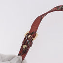 Vivienne Westwood Hand Bag PVC Canvas 2way Gold Red Auth 192046A-10