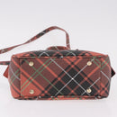 Vivienne Westwood Hand Bag PVC Canvas 2way Gold Red Auth 192046A-11