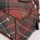 Vivienne Westwood Hand Bag PVC Canvas 2way Gold Red Auth 192046A-13