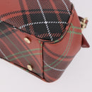 Vivienne Westwood Hand Bag PVC Canvas 2way Gold Red Auth 192046A-15