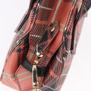 Vivienne Westwood Hand Bag PVC Canvas 2way Gold Red Auth 192046A-17