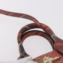 Vivienne Westwood Hand Bag PVC Canvas 2way Gold Red Auth 192046A-8
