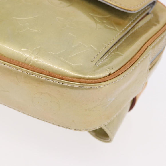 LOUIS VUITTON Monogram Vernis Fulton Waist Bag Gris M91041 LV Auth 192047