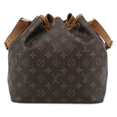 LOUIS VUITTON Monogram Petit Noe Shoulder Bag M42226 LV Auth 192048V-2