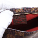 LOUIS VUITTON Damier Ebene Trousse makeup Pouch N51982 LV Auth 192050V-18