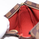 LOUIS VUITTON Damier Ebene Trousse makeup Pouch N51982 LV Auth 192050V-19