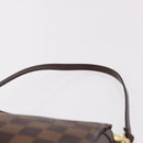 LOUIS VUITTON Damier Ebene Trousse makeup Pouch N51982 LV Auth 192050V-14