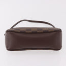 LOUIS VUITTON Damier Ebene Trousse makeup Pouch N51982 LV Auth 192050V-5