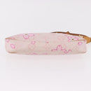 LOUIS VUITTON Cherry Blossom Pochette Accessoires Pouch Rose M92007 Auth 192052V-6