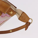 LOUIS VUITTON Cherry Blossom Pochette Accessoires Pouch Rose M92007 Auth 192052V-19