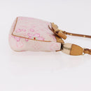 LOUIS VUITTON Cherry Blossom Pochette Accessoires Pouch Rose M92007 Auth 192052V-3