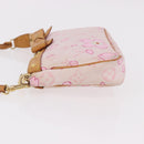 LOUIS VUITTON Cherry Blossom Pochette Accessoires Pouch Rose M92007 Auth 192052V-4