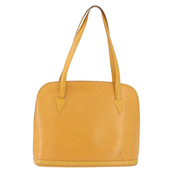 LOUIS VUITTON Epi Lussac Shoulder Bag Yellow M52289 LV Auth 192053