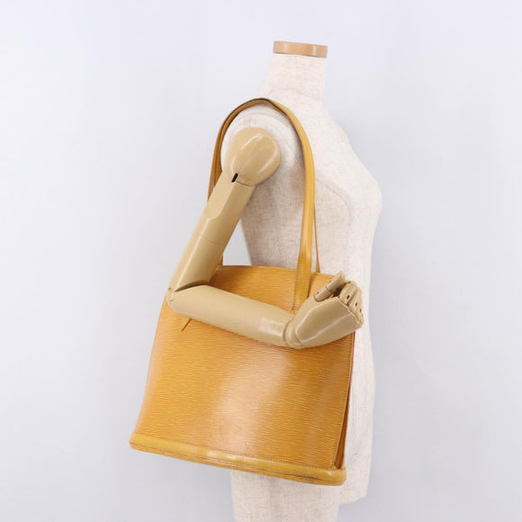 LOUIS VUITTON Epi Lussac Shoulder Bag Yellow M52289 LV Auth 192053
