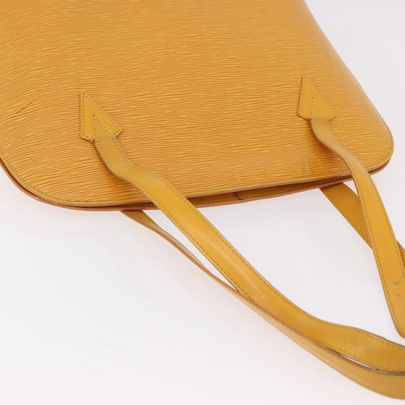 LOUIS VUITTON Epi Lussac Shoulder Bag Yellow M52289 LV Auth 192053