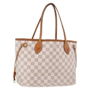 LOUIS VUITTON Damier Azur Neverfull PM Tote Bag N41362 LV Auth 192055-1