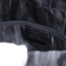 Salvatore Ferragamo Gancini Boston Bag Leather Black Silver Auth 192056V-11