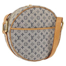 LOUIS VUITTON Monogram Mini Jeanne GM Shoulder Bag Blue M92000 LV Auth 192061-1
