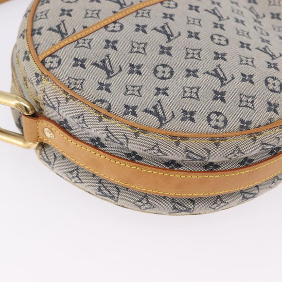 LOUIS VUITTON Monogram Mini Jeanne GM Shoulder Bag Blue M92000 LV Auth 192061