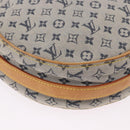 LOUIS VUITTON Monogram Mini Jeanne GM Shoulder Bag Blue M92000 LV Auth 192061-16